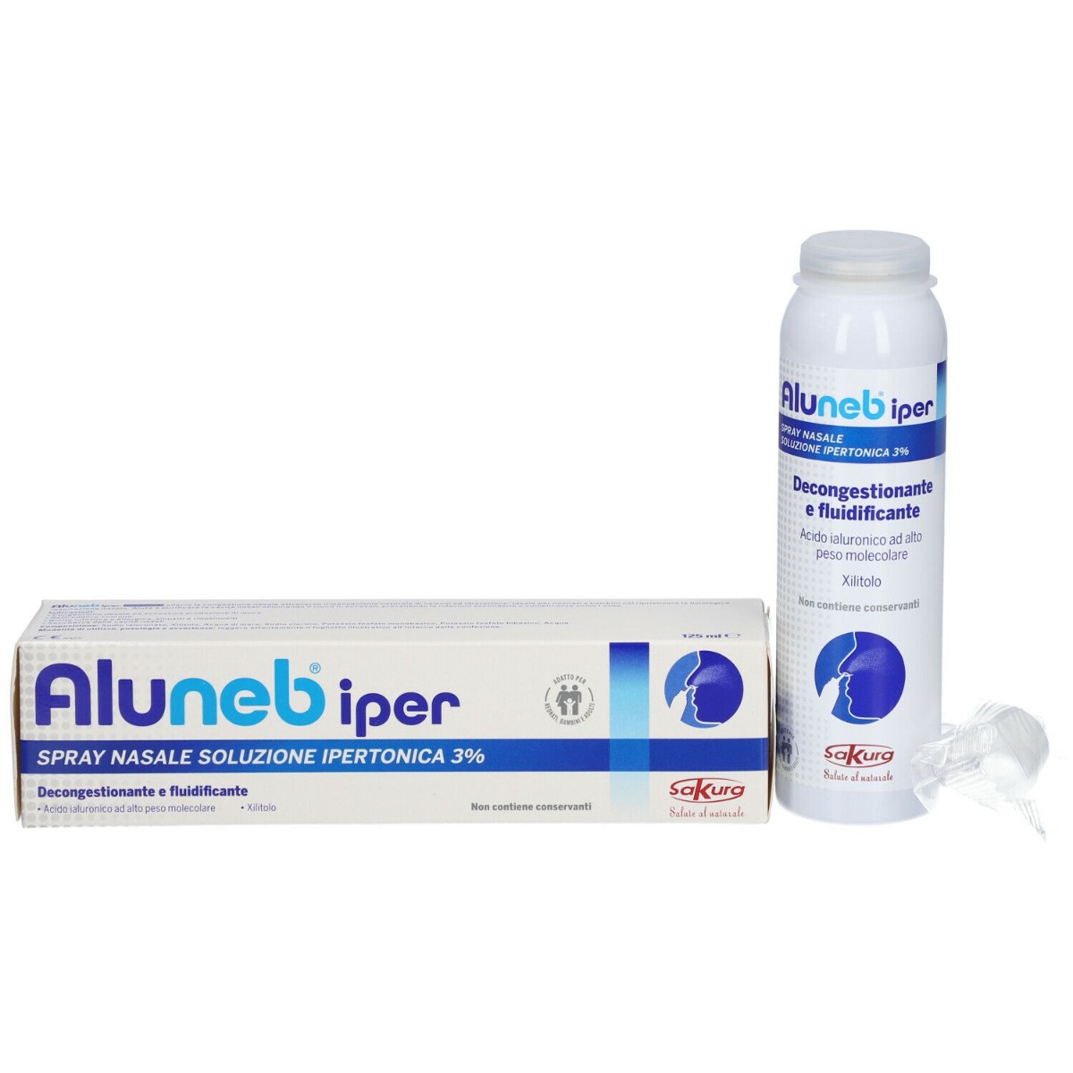 Aluneb Iper 3% Soluzione Ipertonica Decongestionante Spray Nasale 125ml