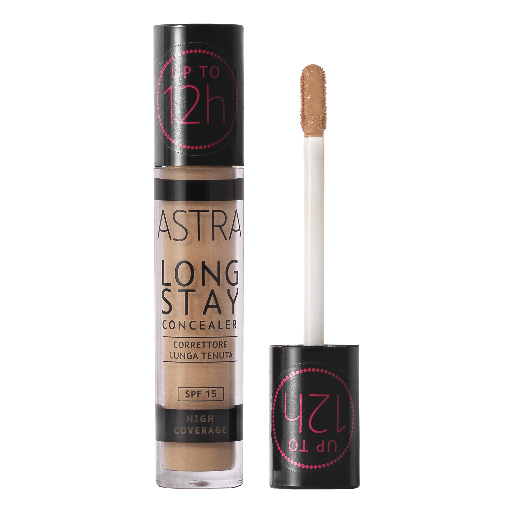 ASTRA Make-UP Long Stay Concealer - Correttore Lunga Tenuta Tonalità 6N 1 pz Make up