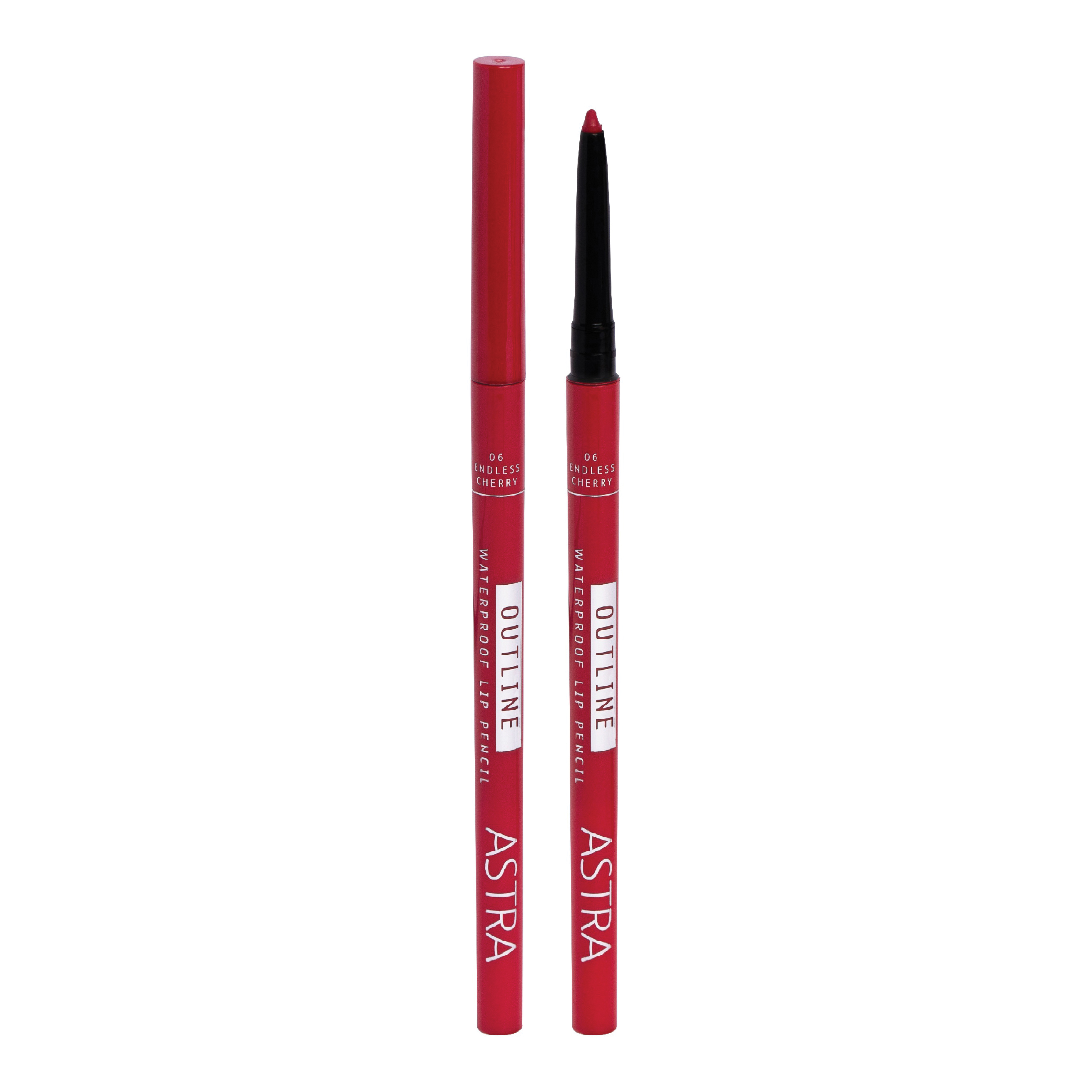 ASTRA - Outline Waterproof Lip Pencil - Matita Labbra N. 06 Endless Cherry