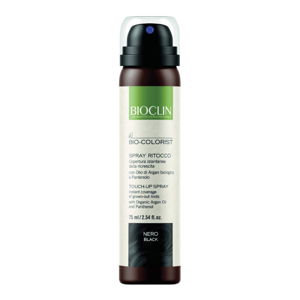 BioClin Bio-Colorist - Spray Ritocco colore Nero, 75ml
