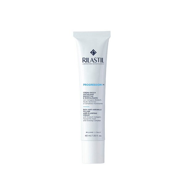 Rilastil Progression Crema Ricca Viso Antirughe Rimpolpante 40 ml