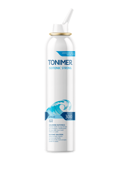 Tonimer Isotonic Strong Spray 125 ml Decongestionante e Igiene Nasale Quotidiana