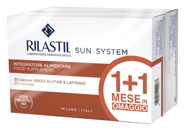 RILASTIL SUN SYS CAPSULE 1+1 — confronto prezzi