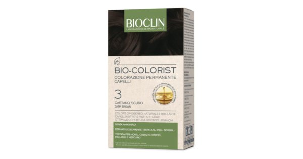 Bioclin Bio-colorist Colorazione Permanente Per Capelli Castano Scuro 3