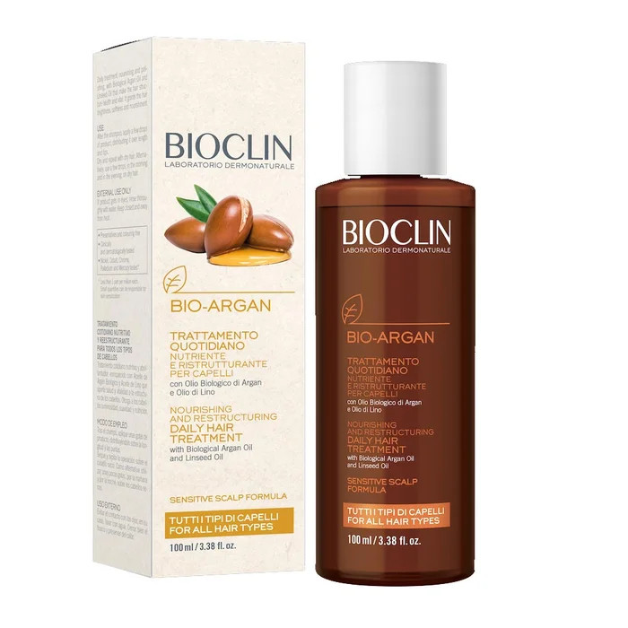 Bioclin Bio Argan Trattamento Quotidiano Nutriente e Lucidante Capelli 100ml - Bioclin