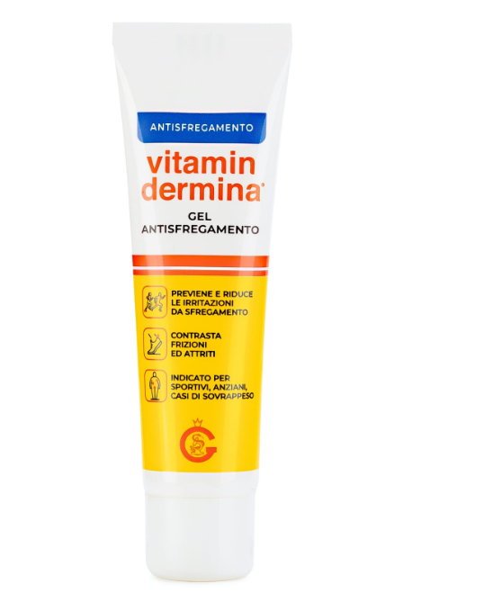 VitaminDermina Gel Anti-Sfregamento Riduce le Irritazioni da Sfregamento, 100ml