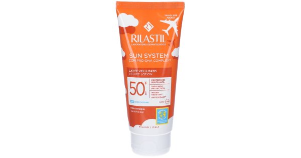 Rilastil sun spf50+ latte velluto 100 ml