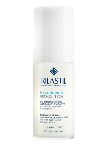 Rilastil Multirepair Retinol Tech Siero Rinnovatore Anti-Age al Retinolo per Viso 30 ml