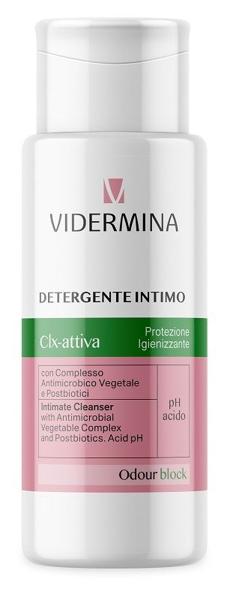 Vidermina Clx-Attiva Detergente Intimo 300 ml con Complesso Antimicrobico Vegetale