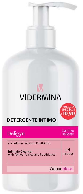 Vidermina Deligyn - Dermodetergente Intimo Delicato e Lenitivo pH Neutro, 500ml