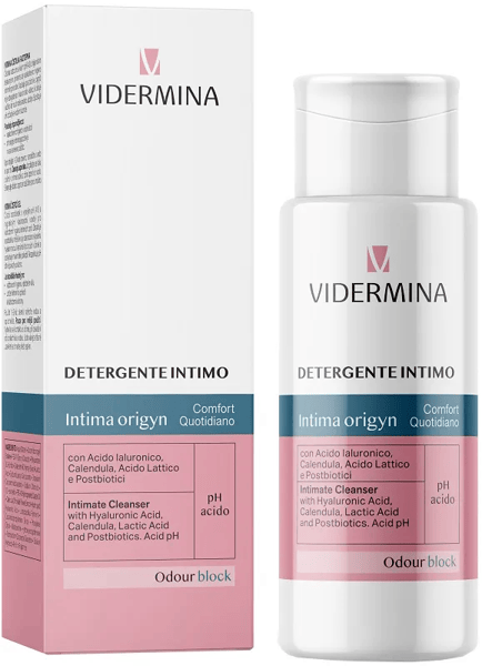 Vidermina Intima Origyn Detergente Intimo 300 ml Per Igiene Quotidiana delle Parti Intime pH Acido