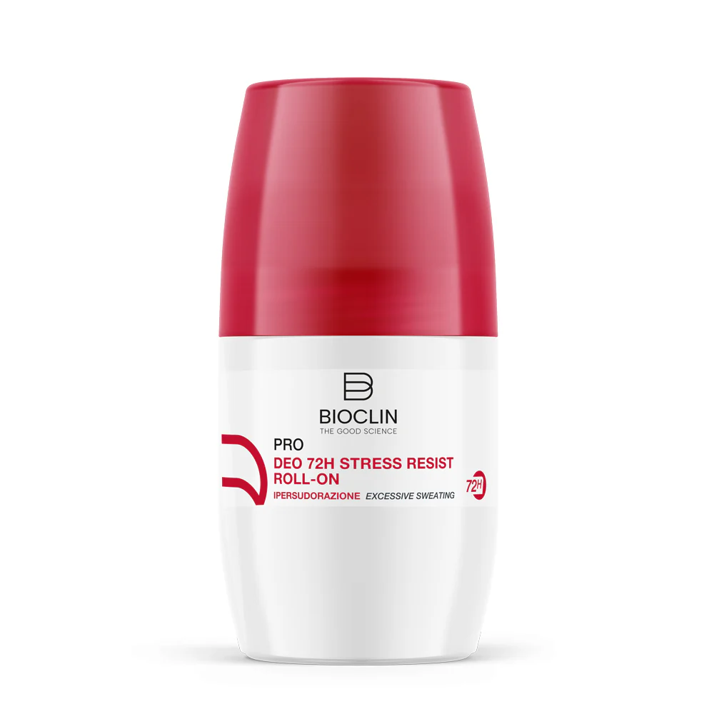 BioClin Pro - Deo 72H Stress Resist Roll-On Deodorante Sudorazione Eccessiva, 50ml
