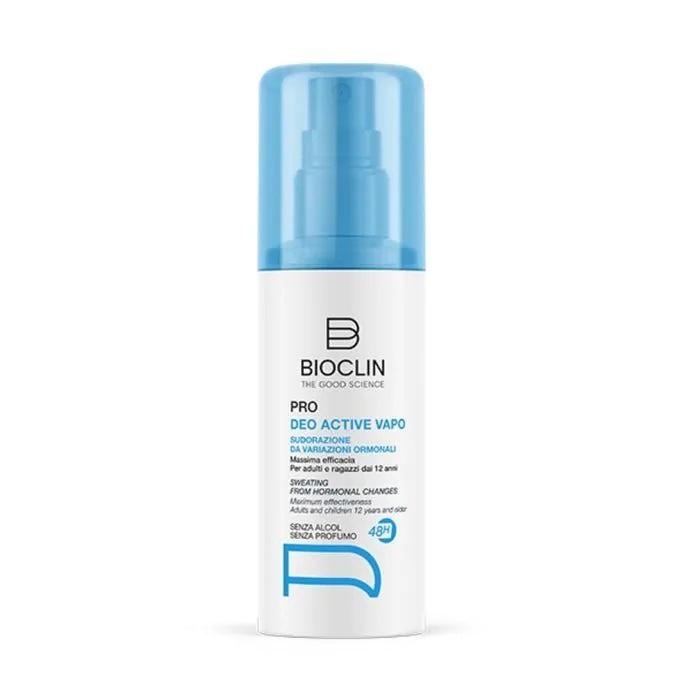 BioClin Pro - Deo Active Vapo Deodorate per Sudorazione da Variazioni Ormonali, 100ml