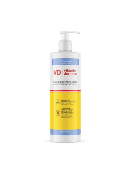 Vitamindermina Hyalo Fluido Idratante Corpo 400 ml Azione Emolliente