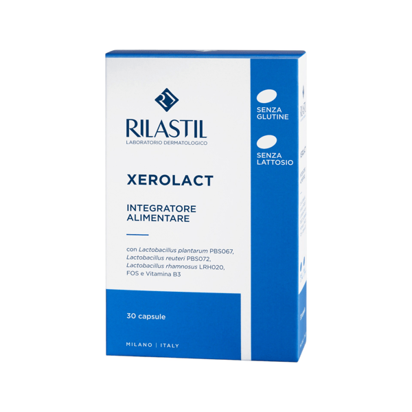 Rilastil Xerolact Integratore Probiotico Per il Benessere della Pelle 30 Capsule