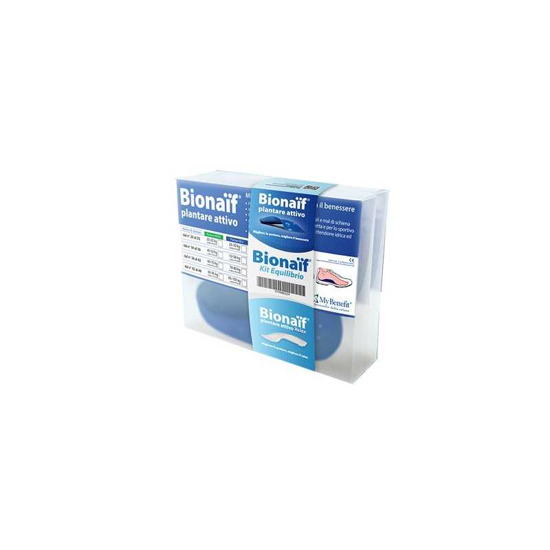 Kit equilibrio bionaif plantare attivo blu piccolo dal 34 al 38 52-58kg