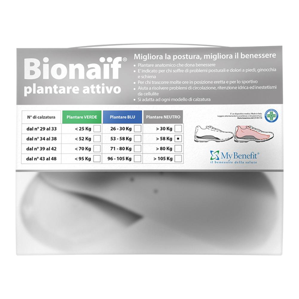 Plantare attivo preformato bionaif neutro misura piccola 2 pezzi — confronto prezzi