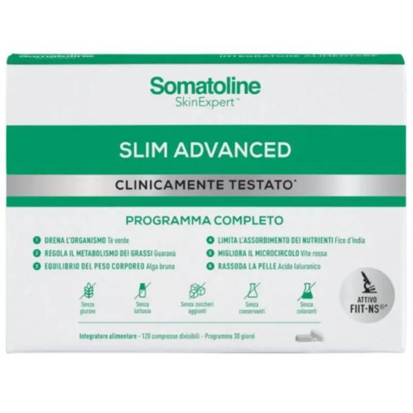 Somatoline SkinExpert Slim Advanced 120 Compresse Integratore Drenante e Snellente