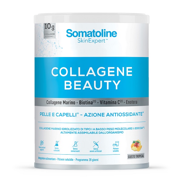 Somatoline SkinExpert Collagene Beauty Tropical 10g Integratore per Pelle e Capelli