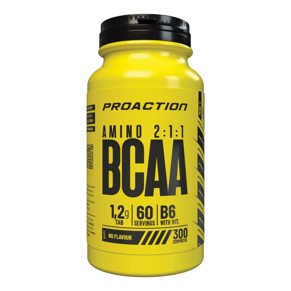 Proaction Amino 2:1:1 Bcaa Integratore Di Aminoacidi 300 Compresse