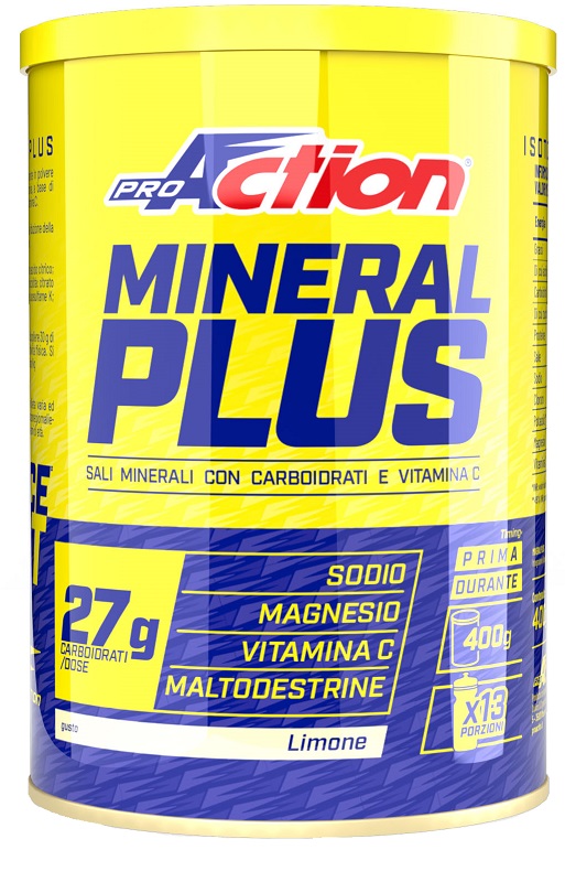 Proaction Mineral Plus Integratore Per Reidratazione E Reintegro Salino Polvere Orale 400 Grammi