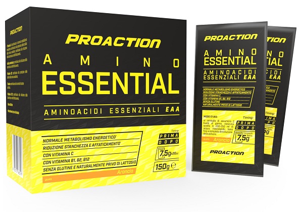 ProAction Pro Amino Essential Integratore per Sportivi Vitamine 20 bustine da 7,5 g — confronto prezzi