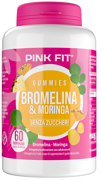 ProAction Fit Bromelina & Moringa per Drenaggio e Digestione 60 Gommose — confronto prezzi