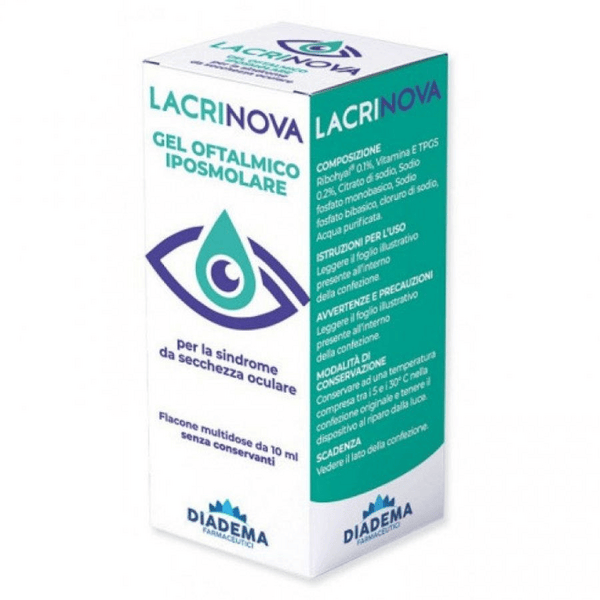 Lacrinova Gel Oftalmico Iposmolare per Secchezza Oculare 10 ml