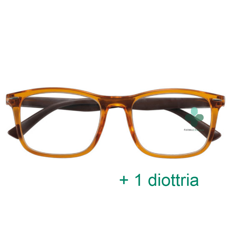CorpOOtto Crystal Occhiali per lettura unisex giallo +1,00 +...