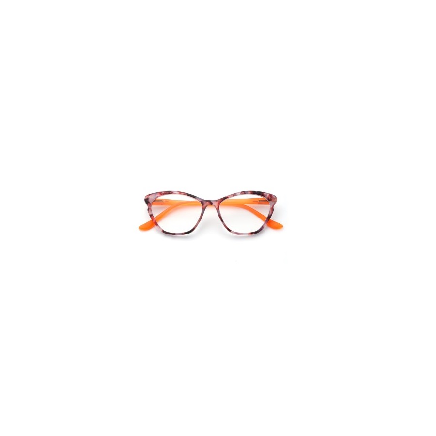 Corpootto Woman Tartaruga-arancio Occhiali Da Lettura +1,50