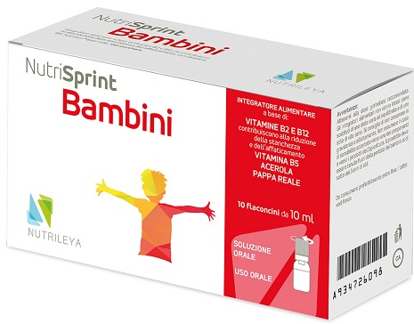 Nutrisprint Bambini Integratore Tonico 10 Flaconcini Da 10ml