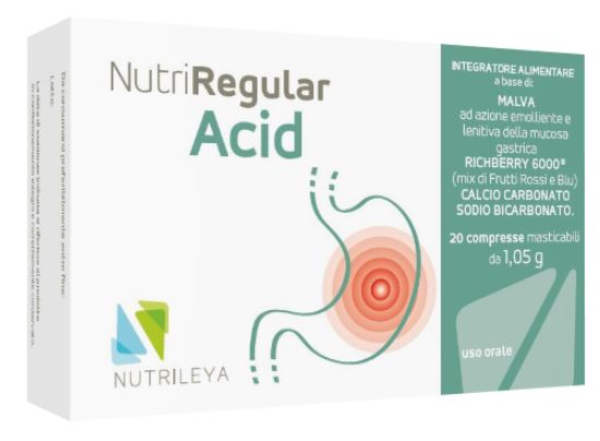 Nutriregular acid 20 compresse masticabili — confronto prezzi