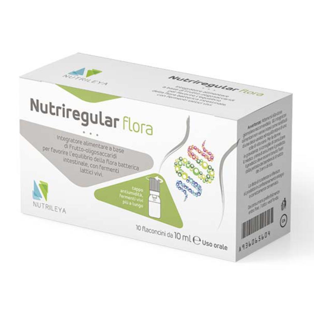 Nutriregular flora 10 flaconcini 8 ml — confronto prezzi