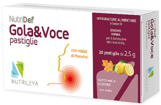 Nutridef gola & voce miele e limone 20 pastiglie — confronto prezzi