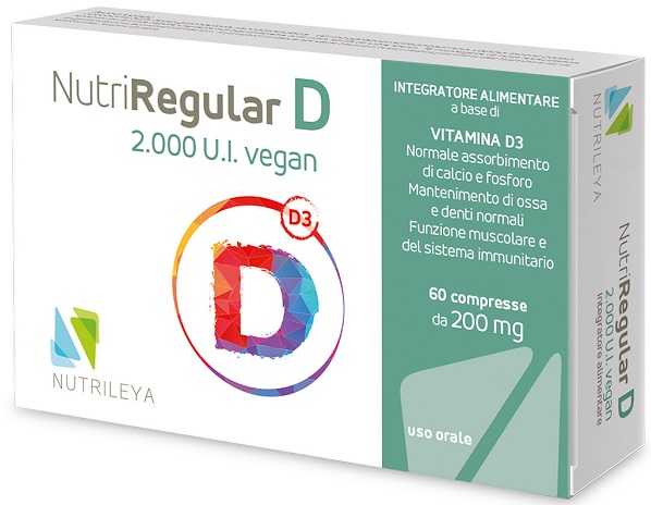 Nutriregular d 2000ui vegan 60 compresse — confronto prezzi