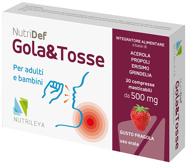 Nutrileya Nutridef Gola&tosse 20 Compresse