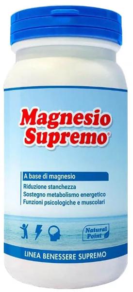 Natural Point Magnesio Supremo Integratore Per Stanchezza e Stress 150 Gr