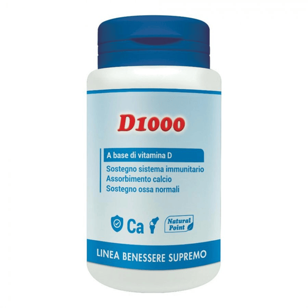 Natural Point D1000 Integratore Vitamina D 70 Capsule