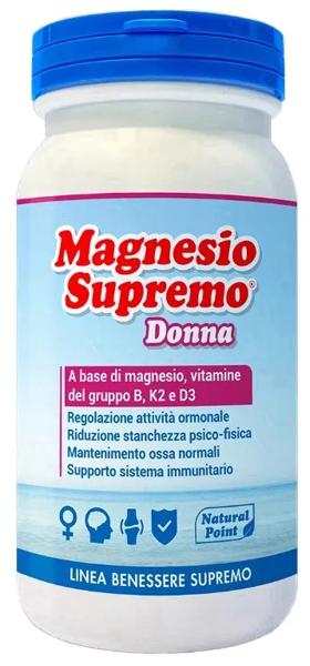 Natural Point Magnesio Supremo Donna Integratore di Magnesio e Vitamine 150 g