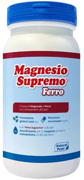 Magnesio Supremo Ferro Integratore per Riduzione della Stanchezza 150 gr