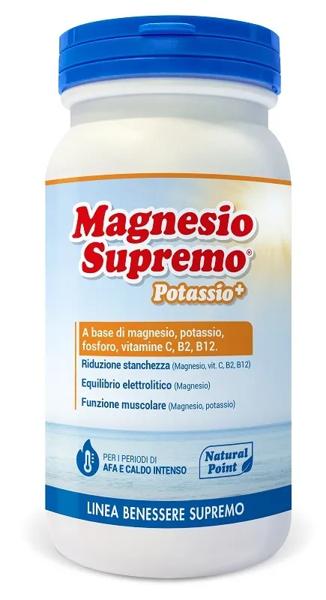 Magnesio Supremo Potassio+ 150 g Integratore Per Stanchezza e Affaticamento