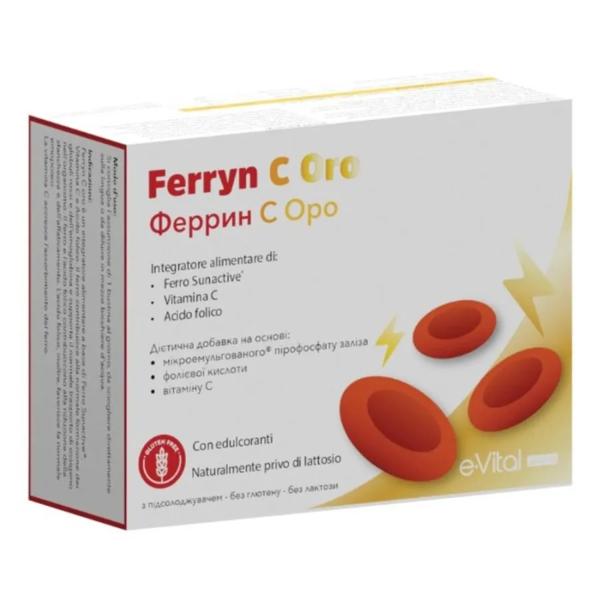 Ferryn C Oro integratore di Ferro 20 Stickpack da 1,3 g