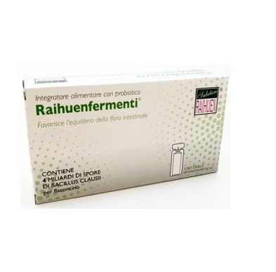 Raihuenfermenti Integratore Per L’equilibrio Della Flora Intestinale 20 Flaconcini Monodose Da 5ml