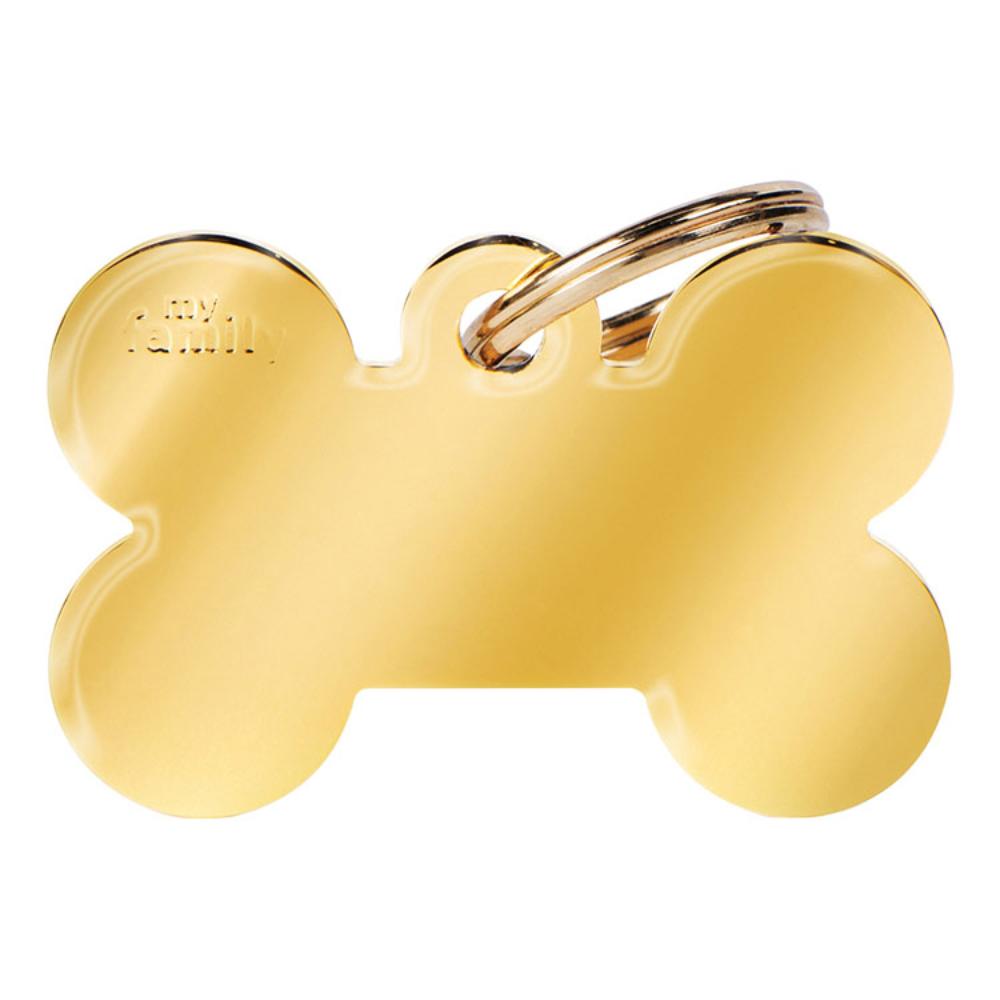 MY FAMILY MEDAGLIETTA OSSO (L) OTTONE ORO (REF. MFB07) — confronto prezzi