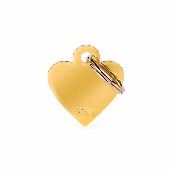 MY FAMILY MEDAGLIETTA CUORE (S) OTTONE DORATO (REF. MFB22) — confronto prezzi