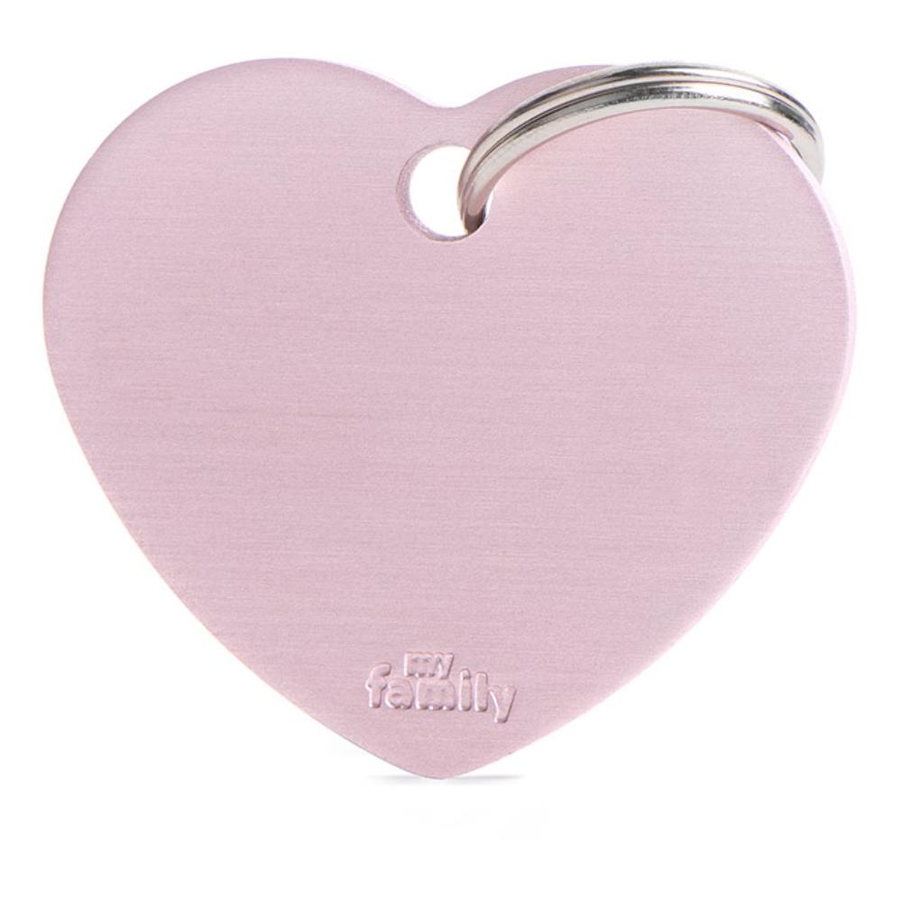 MY FAMILY MEDAGLIETTA CUORE (L) ALLUMINIO ROSA (REF. MFB29) — confronto prezzi