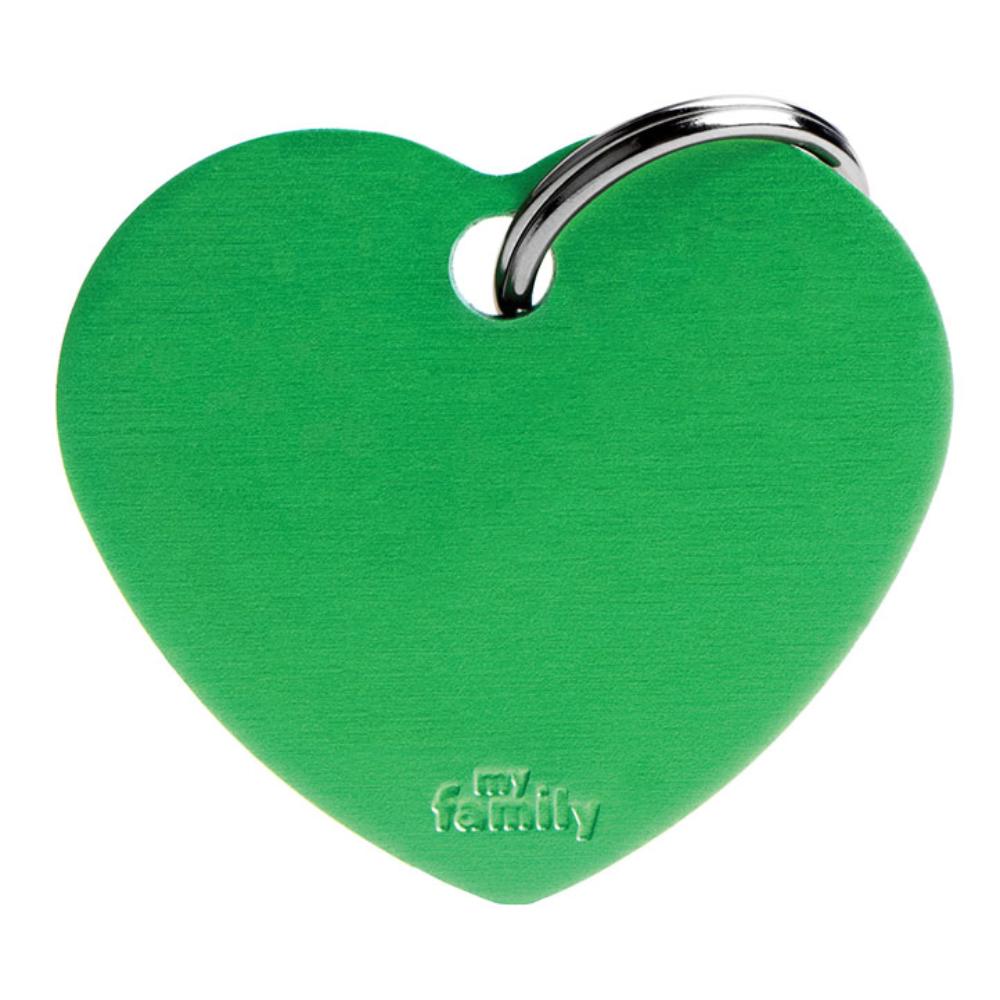 MY FAMILY MEDAGLIETTA CUORE (L) ALLUMINIO VERDE (REF. MFB42) — confronto prezzi