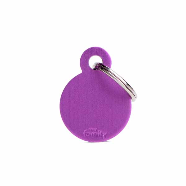 My Family Medaglietta Small Round Aluminum Purple — confronto prezzi