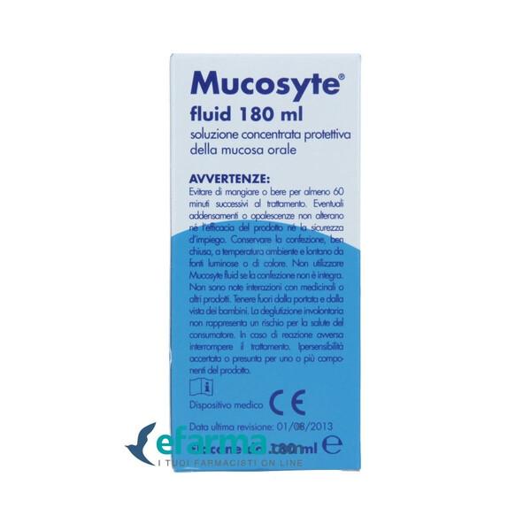 Mucosyte Fluid Soluzione Concentrata Infiammazione Cavo Orale 180 ml — confronto prezzi
