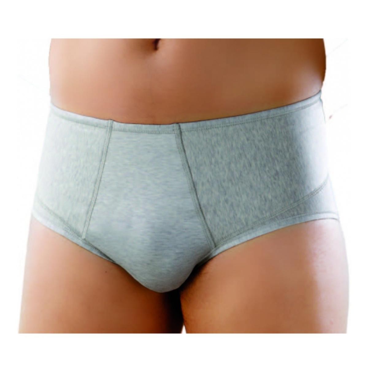Orione 508 slip uomo contenitivo chiuso in cotone grigio 5